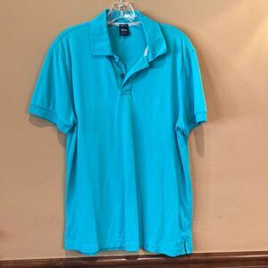 HUGO BOSS Pima Cotton Seafoam Polo